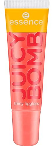 Essential JUICY BOMB Lip Gloss #103 Proud Papaya, Orange, Glossy, Glossy, Bright, Fresh, Vegan, Compliant with our CLEAN BEAUTY Alcohol Free Standard (10ml)