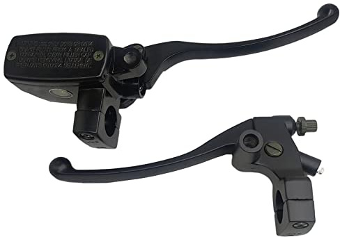 XDF 1 inch 25mm Motorcycle Handlebar Brake Master Cylinder Clutch Lever Left Clutch Lever Right Brake Master Cylinder Compatible for Honda Shadow VT600 VT750 VT1100 VT1300