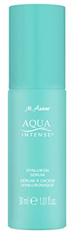 M. Asam AQUA INTENSE Hyaluron Serum (30ml) – feuchtigkeitsspendendes Gesichtsserum mit Hyaluronsäure, polstert Trockenheitsfalten optisch auf, mit Silicium & Ginseng-Extrakt, vegane Gesichtspflege