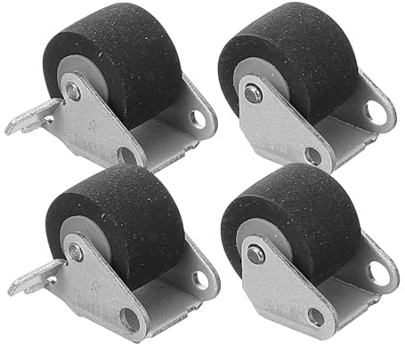 TOGEVAL 2 Pairs Pinch Roller for Recorder and Audio Tape, Pulley Bearing Wheel Replacement Parts for Cassette Tape Recorder Maintenance and Radio Supplies
