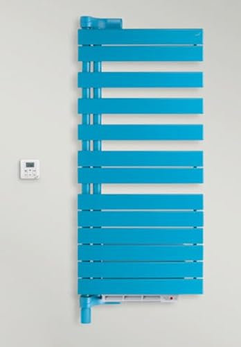 Radiateur design Zehnder Roda elekt. ROEL-190-055 / IPS 1837x115x115x550, gauche, ZRE40355A500000, Radiateurs de salle de bain: Titane Métallisé