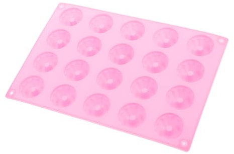 POPETPOP Molde De Silicona Para Pasteles Cavidades Para Cupcakes Palitos De Pastel Herramienta Para Hornear Color Rosa