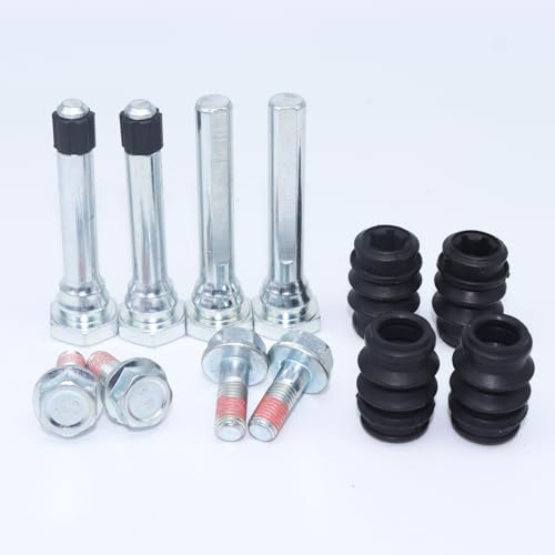 69MM Hex Brake Caliper Pin Kit For Suzuki Swift SX4 Mazda Nissan 113-1473X | 2X Front/Rear Brake Caliper Slider Guide Bolts, Rubber Bellows Sleeve Bushing Boot Seal, Fits Subaru Disc Brake Repair