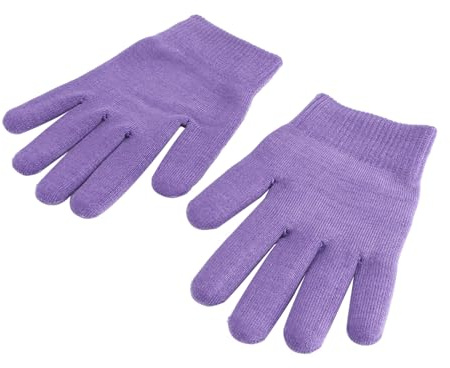 BESTYASH Moufles De Soin Hydratants Mains En Gel Taille Unique Violet Spa Exfoliation Peau Sèche Adulte
