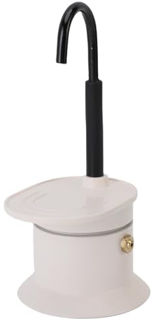 Cuifati Cafetière de Cuisinière à Tube à Tube à, Debout de 1 Tasse 50 Ml de la Durée de Vie Longue Durée de Vie Facile à Utiliser un Brassage Efficace pour les Voyages à l'extérieur (WHITE)