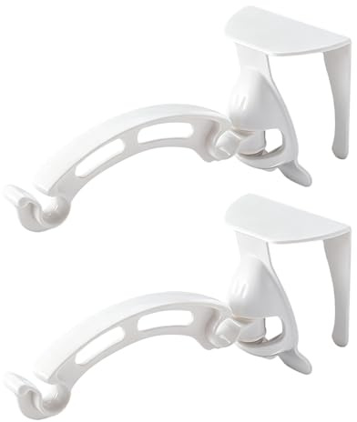 Genikeer Porte De Placard Support Sac Poubelle | 2 Pièces Rangement Sacs Courses sous Évier,Rack De Poubelle Pliable Et Range-Déchets | Salle de Bain Camping-Car