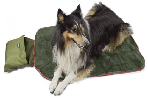 Romneys Outdoor Travelbed Voyager für Hunde | 70 x 100 cm | Praktischer Reisedecke mit Tasche | Wasserfeste Unterseite | Weiche und kuschelige Innenseite