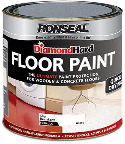 Ronseal Diamond Hard Floor Paint 750ml White