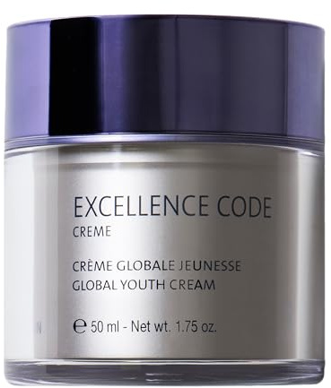 Excellence Code Crème Yonka 50ml - Soin Anti-Âge pour Peaux Matures - Régénère, Raffermit, Lisse et Unifie - Agit sur les Ridules et Rides Profondes
