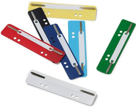 Durable Heftstreifen Kunststoff Flexi, 1 Packung à 250 Stück, farbig sortiert, 690100, Farbig sortiert