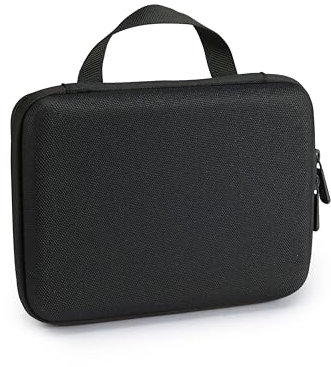 Amazon Basics Estuche de Protección Medio para GoPro y Cámaras de Acción con Espuma Interna, Portátil & Ligero, 22,9 x 17,8 x 6,4 cm, Negro, Sólido
