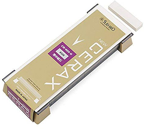 Suehiro Pietra per Affilare Giapponese per Coltello da Cucina Grana 320 Cote Affilacoltelli Affilatura Professionale Cerax Cr-400-g