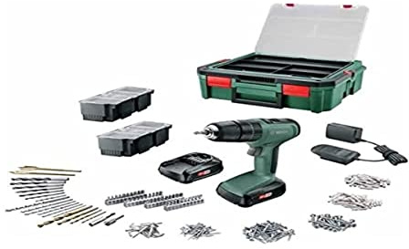 Bosch 06039C8103 06039C8103-UniversalImpact18 (2 x 1,5 Ah) + S.Box+241ac