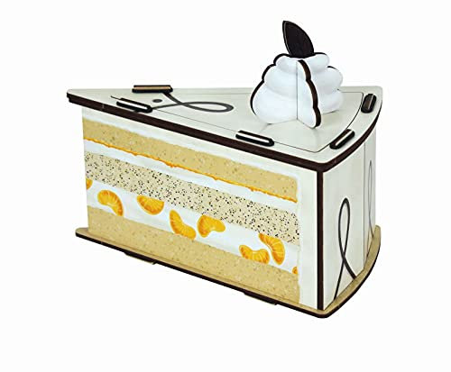 Werkhaus PP 1203 Geschenkbox Sahnetorte Weiß ca. 13,5 x 20 x 21 cm Geschenkverpackung Geschenkschachtel
