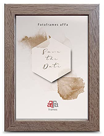 aFFa frames Hekla - Marco de fotos MDF (18 x 24 cm), color roble sonoma