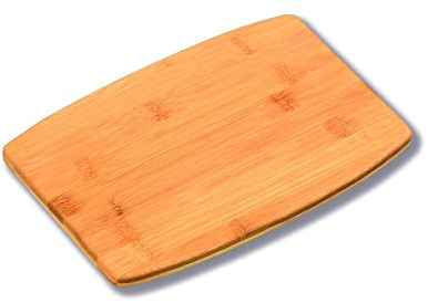 KESPER Schneidebrett aus Bambus – FSC-zertifiziert, langlebig und antibakteriell, ideal zum Schneiden und Servieren, Maße: 27 x 19 x 1,3 cm, 58321