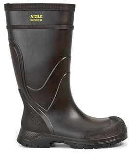 Aigle ARVALT S5 Construction Boot för män, BRUN, 10 UK, Brun, 10 UK
