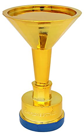 OOCCO Serie A Trophy Replica Bertoni Trofies Italian League Championship Cups Coppa per Gli Appassionati di Calcio in Resina Perfetta Ornamento Ornamento Souvenir da Collezione