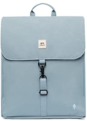 Lefrik - Mochila Handy Mini - Backpack Compacta Ordenador Portátil 13 Pulgadas - Ligera reciclado 100% - (Stone Blue)