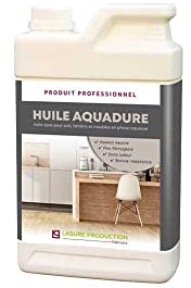 HUILE DURE A L'EAU : HUILE AQUA DURE-Incolore-Effet soie-Bidon de 1 l