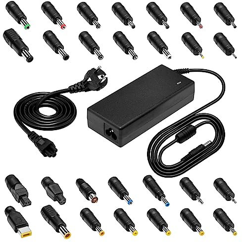 Cargador de computadora portátil Universal de alimentación de 90w para Lenovo, DELL, HP, Toshiba, Sony, ASUS, aspirar, Samsung, Toshiba, adaptadores AC-DC para electrodomésticos, con 28 Conectores