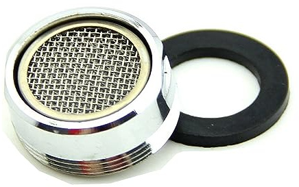 ARA CHOICE Tap Aerator Faucet Water Saving Kitchen Male Female Nozzle End Diffuser Filter Kitchen Bathroom Diffuser End Basin Sink Chrome (22mm Male)