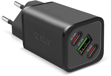 SBS GaN-nätladdare 100 W Power Delivery Svart