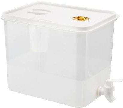 Gralara Bollitore Freddo con Dispenser per Bevande con Rubinetto, Secchiello per succhi di Bevande Fredde, caraffa per tè e Limonata, Dispenser per Bevande, 10 Litri