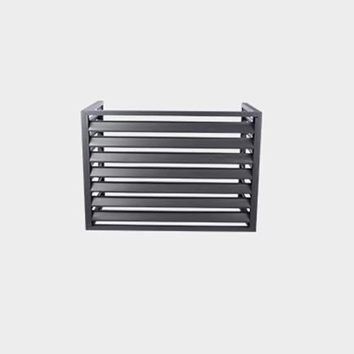 Lattice Panels for Outside Freestanding, Privacy Fence Panels for Outside Metal with Three Colors, 3/4 Panels Fencing for Yard Patio Lattice Panels (Color : Grey, Size : 3P(110 * 80 * 60CM)_A)
