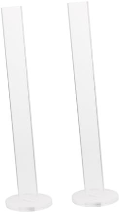 TOPPERFUN 2 Stück Transparenter Acryl Klebebandhalter für Washi Tape Aufbewahrung Leicht zu Montieren und Reinigen für Bürobedarf