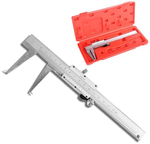Piede A Scorrevole Strumento Di Misura Micrometro Meccanico Righello In Acciaio Portatile Con Scanalatura Interna Piede A Scorrevole 0-150 Mm Righello Pinza Per Misure