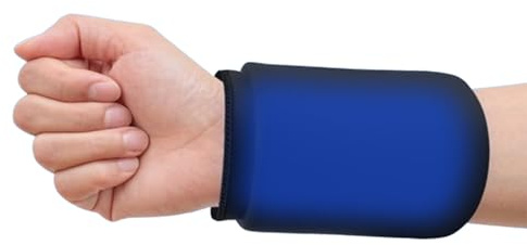 ThreeH Handgelenk Eisbeutel Kälte und Wärmetherapie Gel Kompression Eisbeutel Schmerzlinderung für Handverletzungen Rheumatoide Arthritis Karpaltunnel Schmerzen und Prellungen,Schwarz