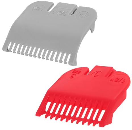 Beatifufu 2stücke Praktisches Clip Guard Mit Einstellbarer Bügelbegrenzung Farbcode Haarschneide Aufsätze Für Wahl Trimmer Langlebige Präzise Schnittführung Für Haarstyling Und Friseurbedarf