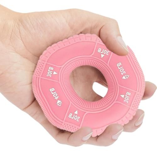 Mango de refuerzo de manos, pinza de mano, entrenador de dedos de forma octogonal de silicona, anillos de agarre de fuerza, ejercicio de agarre para entrenamiento muscular, entrenador