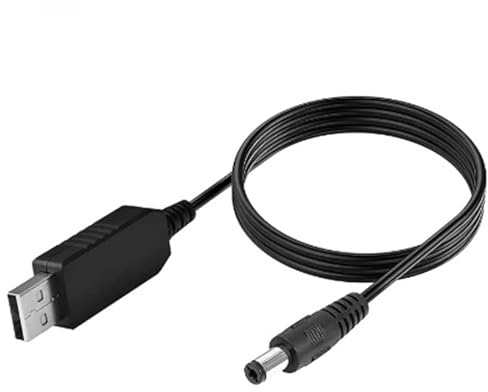 USB-auf-DC-Ladekabel, Spannungs-Step-Up-Kabel, Universal-Ladekabel, hocheffizientes Konverterkabel, Plug-and-Play, USB-zu-DC-Kabel, Router für Recorder, Kameras, Tablets, Handys