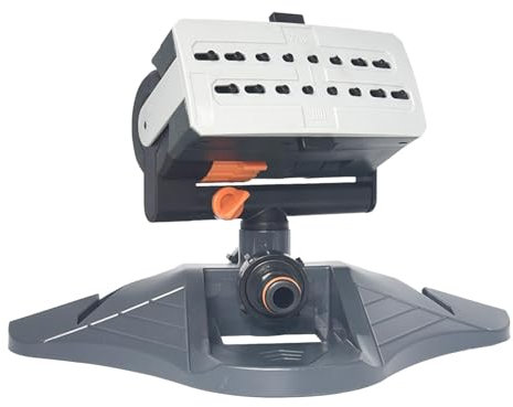 SVCEQZE Aspersores de riego para jardín, Aspersores para jardín, Aspersor de jardín Ajustable Aspersor automático de césped, Aspersor de Agua de conexión rápida, de riego con 4 Modos de pulverización