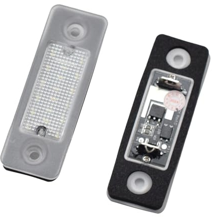 Yoegerery 2 PZ LED Licenza Numero Targa Luce Per Volvo C30 2008 2009 2010 2011 2012 2013 Xenon 31213991 12V Luci Targa per Auto 31213991