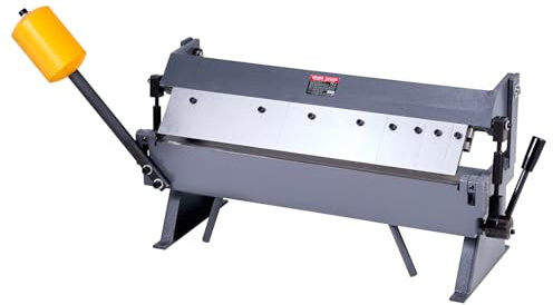 VEVOR Plieuse Tôle, 61 cm, Frein à Tôle, Épaisseur de Pliage Acier Faible Teneur Carbone Calibre 16 1,5 mm, Réglable 0-135°, 5 Segments, Pliage Précis pour Acier Doux, Acier Inox, Cuivre, Aluminium