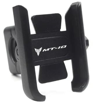 LEIOSHOP Porta Cellulare Moto Per MT03 MT07 MT09 MT10 MT25 MT 03 07 09 Supporto Per Cellulare Da Moto Navigatore GPS Specchietto Retrovisore Staffa Per Manubrio(Handl Black-MT10)