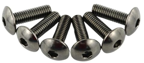 Completo pacchetto di fissaggio con spazzolini, lavastoviglie, grammetti, nubi buoni, riteneri di pressione compatibili con AN650 650 2003-2018(Titanium)