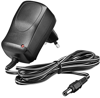 Techly NP 021758 - Fuente de alimentación AC/DC 12 V 600 mA Plug 5,5 x 2,1 mm negro