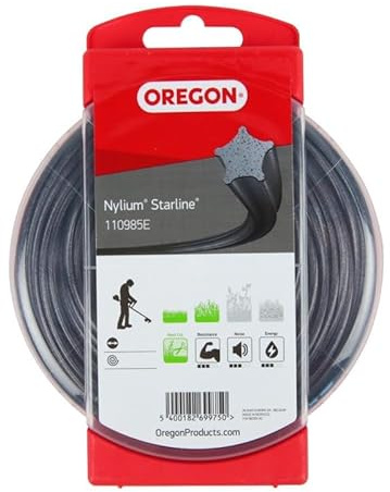 Matijardin - Fil débroussailleuse Etoilé 2,4 mm x 90 m Oregon Nylium