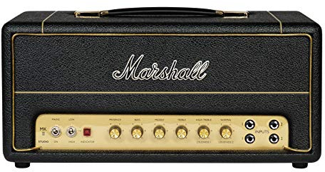 SV20H Studio Vintage Valve Amplifier Head 20W (Black) - Tube Amp Head for Electric Guitars