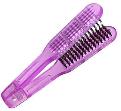 LALAFINA Cepillo Alisador Peine De Cerdas Para Mujer Mango De Herramientas De Doble Cara Resistente Altas Temperaturas