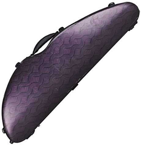 Geigenkoffer In 4/4-Größe Aus Kohlefaser, Hartschalenkoffer, Rucksack, Verstellbarer Riemen, Tragetasche Volle Größe Violinkoffer (Color : 01)