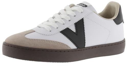 victoria Zapatillas Berlín Ciclista 1126186 | Efecto Piel & Piezas En Contraste & Suela Marrón Chocolate para Adulto Unisex
