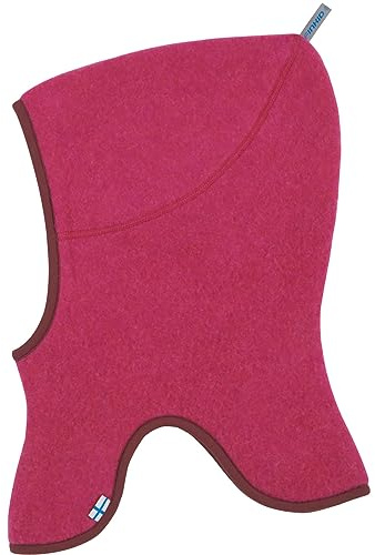 Finkid Kinder Luola Wolle Sturmhaube, Himbeer-Zobel, L, Winter, Klassisch, Hut