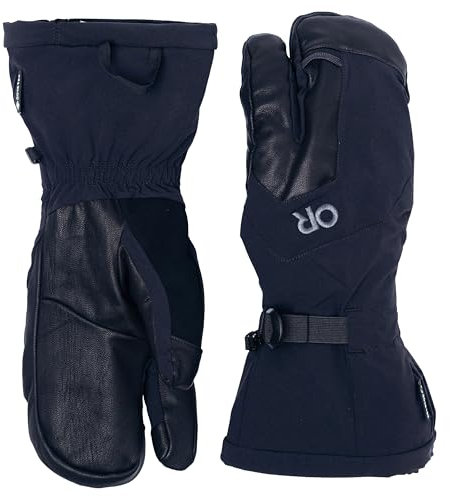 Outdoor Research Arete Modular Gore-Tex 3-Finger Handschuh | wasserdicht, winddicht, Handfläche aus Leder, Touchscreen-kompatibel, isoliert