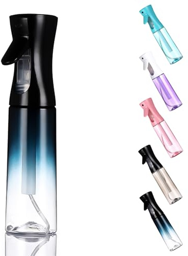 WOODFIB Spray Bottle for Hair, Continuous Fine Mist Water Spray Bottle, Empty spray Bottles for Salon, Plants, Pets, Home Cleaning - 300ml