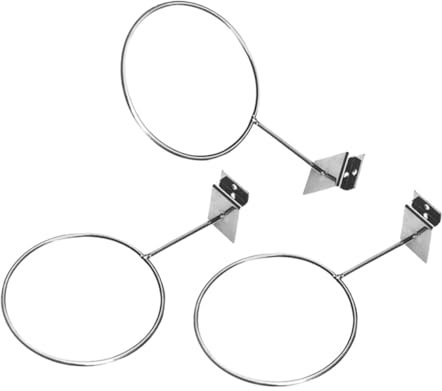 Milisten 3pcs Basketball Holder Wall Mount Sturdy Storage Rack for Football Volleyball Sports Space-saving Display for Home Office Design Strong Load-bearing Capacity